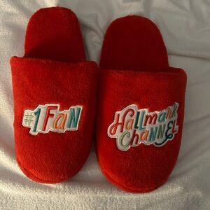 Hallmark fan slippers